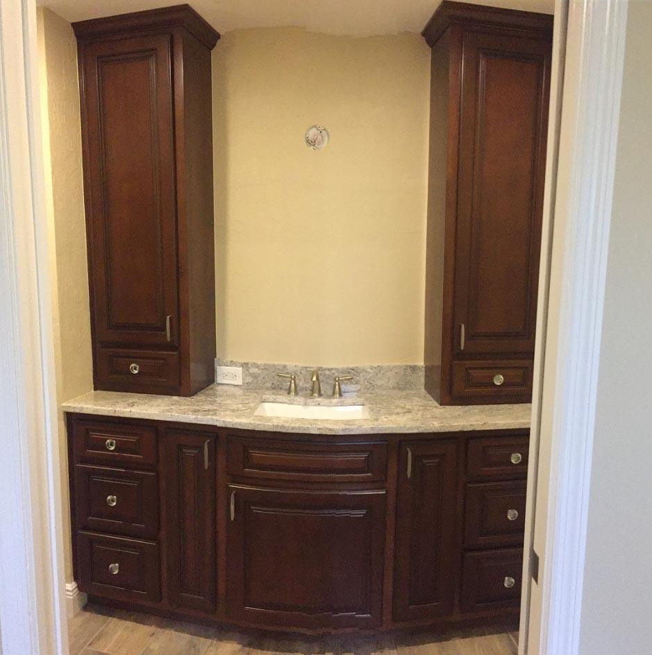 Custom bathroom cabinets fort myers